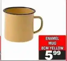 Advance Cash n Carry ENAMEL MUG 8CM YELLOW offer