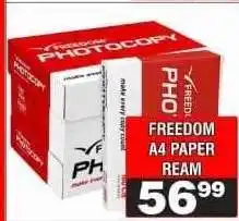 Advance Cash n Carry FREEDOM A4 PAPER REAM offer