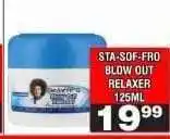 Advance Cash n Carry STA SOF FRO Blow Out Relaxer 125ml offer