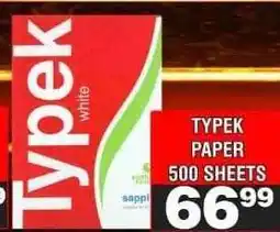 Advance Cash n Carry TYPEK PAPER 500 SHEETS offer