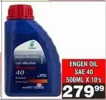 Advance Cash n Carry ENGEN OIL SAE 40 offer