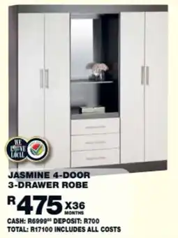 Lewis Jasmine 4-Door 3-Drawer Robe offer