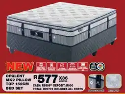 Lewis Opulent MK2 Pillow Top 152cm Bed Set offer