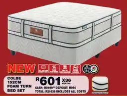 Lewis Colbe 152cm foam turn bed set offer