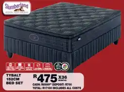Lewis Slumberland tybalt 152cm bed set offer