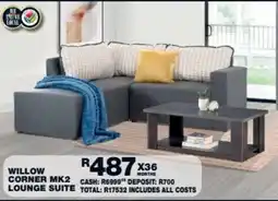 Lewis Willow corner mk2 lounge suite offer