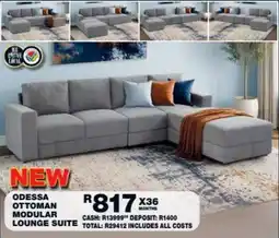 Lewis Odessa ottoman modular lounge suite offer