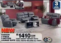 Lewis Dawson 3-motion lounge suite offer
