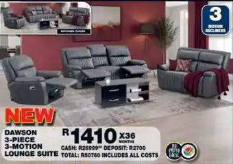Dawson 3-motion lounge suite
