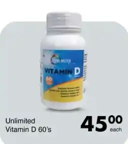 Save Unlimited Vitamin D 60's offer
