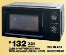 Lewis Lifestyle living black microwave offer
