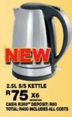 Lewis Lifestyle living s/s kettle offer