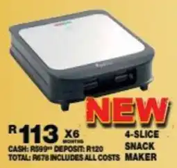 Lewis Lifestyle Living 4-Slice Snack Maker offer