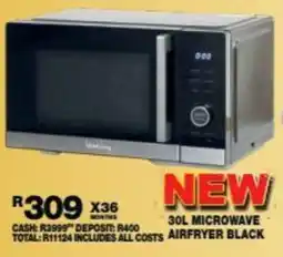 Lewis Lifestyle living microwave airfryer black offer