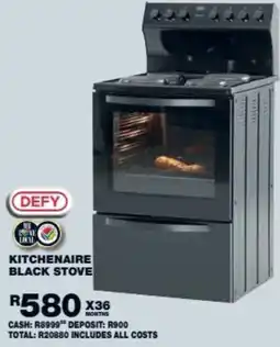 Lewis Defy kitchenaire black stove offer