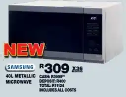 Lewis Samsung Metallic Microwave offer