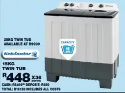 Lewis Kelvinator twin tub offer