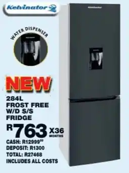 Lewis Kelvinator Frost Free W/D S/S Fridge offer