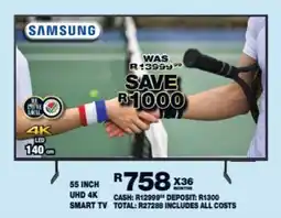 Lewis Samsung 55 inch UHD 4K Smart TV offer