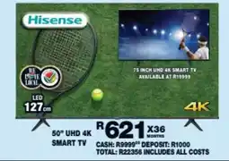 Lewis Hisense 50" UHD 4K Smart TV offer