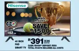 Lewis Hisense 40 inch FHD Smart TV offer