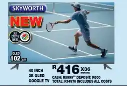Lewis Skyworth 40 inch 2K QLED Google TV offer