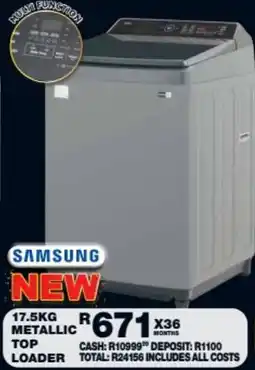 Lewis Samsung metallic top loader offer