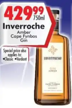 Prestons Inverroche Amber Cape Fynbos Gin offer