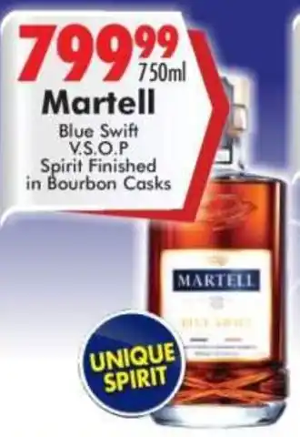 Martell Blue Swift V.S.O.P