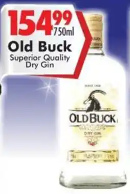 Prestons Old Buck Superior Quality Dry Gin offer