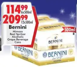 Prestons Bernini Mimosa Real Spritzer Alcoholic Grape Beverage Cans offer