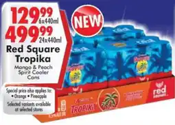 Prestons Red Square Tropika Mango & Peach Spirit Cooler Cans offer