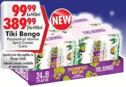 Prestons Tiki Bongo Passionfruit Martini Spirit Cooler Cans offer