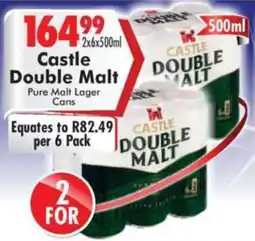 Prestons Castle Double Malt offer