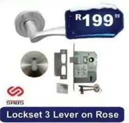 K Carrim Lockset 3 Lever on Rose SABS offer
