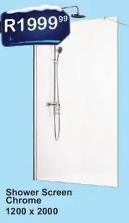 K Carrim Shower Screen Chrome offer