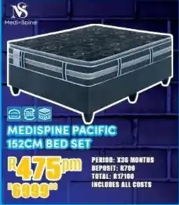 Best Home And Electric Medispine Pacific 152cm Bed Set offer