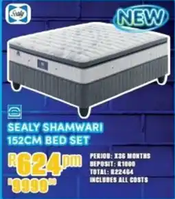 Best Home And Electric Sealy Shamwari 152cm Bed Set offer
