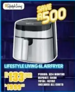 Best Home And Electric Lifestyle Living 6L Airfryer offer