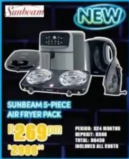 Best Home And Electric Sunbeam Air Fryer Pack offer