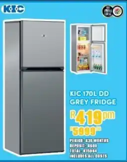 Best Home And Electric KIC dd grey fridge offer