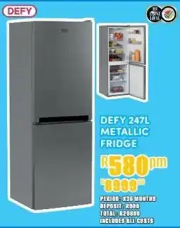 Best Home And Electric Defy metallic fridge offer