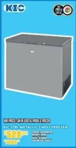 Best Home And Electric KIC metallic chest freezer offer