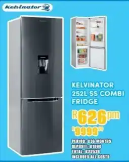 Best Home And Electric Kelvinator SS Combi Fridge offer