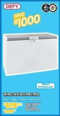 Best Home And Electric Defy chest freezer offer