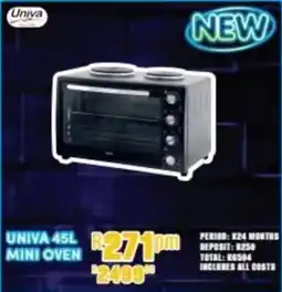 Best Home And Electric Univa Mini Oven offer