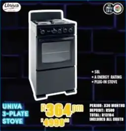 Best Home And Electric Univa 3-Plate Stove offer