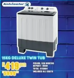 Best Home And Electric Kelvinator deluxe twin tub offer