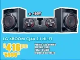 Best Home And Electric LG XBOOM CJ44 2.1 HI-FI offer