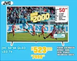 Best Home And Electric JVC 50"4K QLED LED TV offer